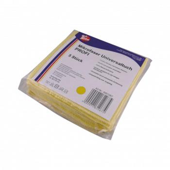 Profi Power Microfasertuch Universal Profi Gelb, ca. 32 x 32 cm, 5 Stück